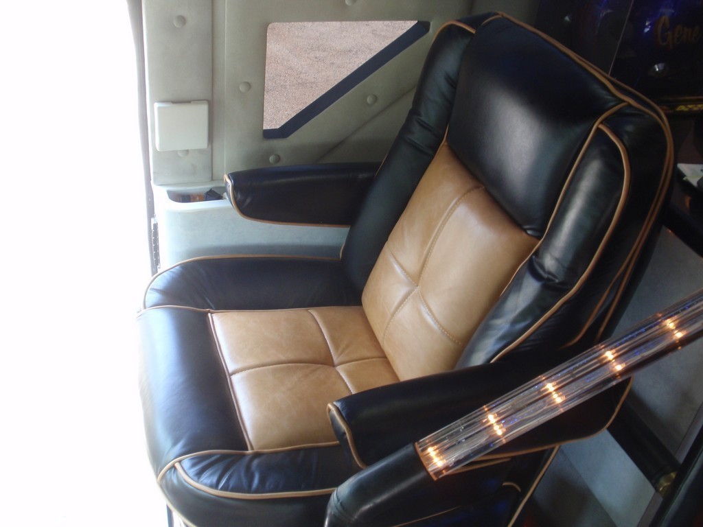 Passenger seat with new upholstery by Excalibur Coach - Prevost Motorhome - XL - XLII - H3-45 - Class A